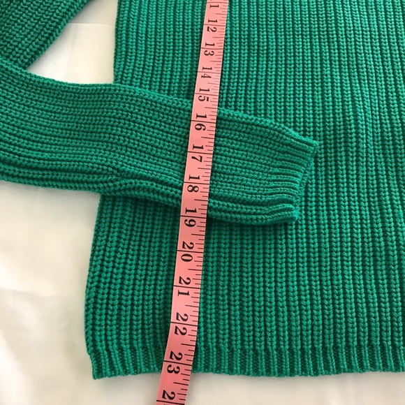 NWT 525 America Bloomingdales Bright Jade Sweater - Picture 9 of 10